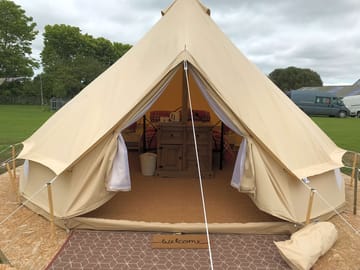 Exterior of tent