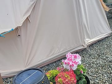 Bell tent exterior