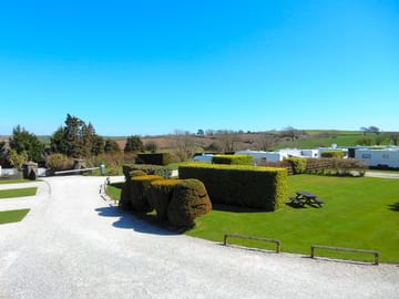 Many of our pitches are separated by well maintained hedges