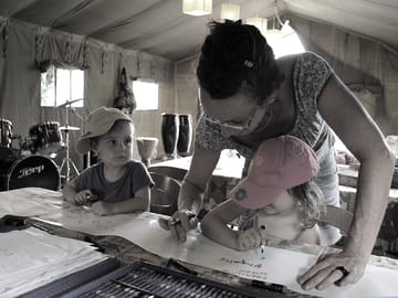 During the high season, many activities are organised for children
