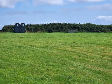 Camping site with loos