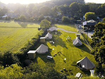 Aerial view of the site