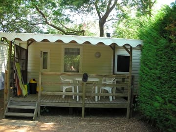 Wooden decking