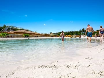 Lagoon and its fine sand beach