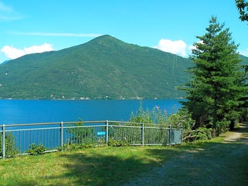 Looking out over lake maggiore