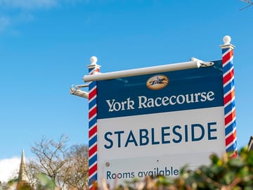 The entrance sign