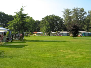 Spacious grass pitches