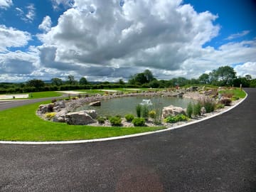 Landscaped pond