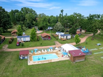 Aerial view of the site