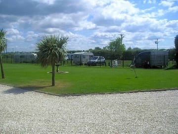 View from bungalow to paddock