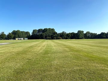 Open grassy pitches