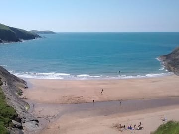 Mwnt beach, one of the stunning local beaches