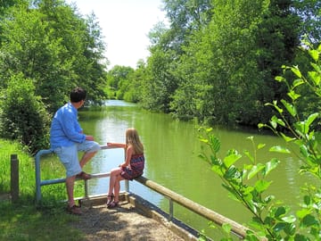 Lake close to the site