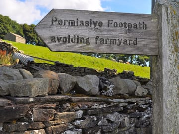 The footpath from askigg to hawes and hardraw