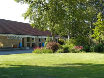 Landscaped gardens on site