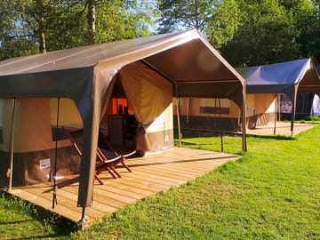 Exterior of the safari tent