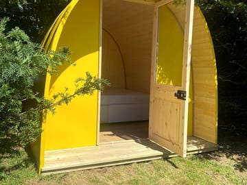 Entrance to a pod