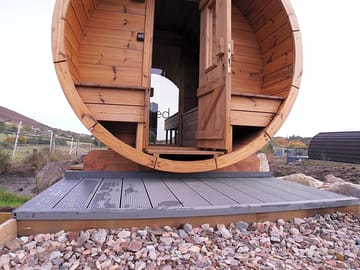 Outdoor sauna use included for no extra charge