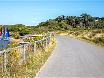 Cycle-friendly hengistbury head paths.
