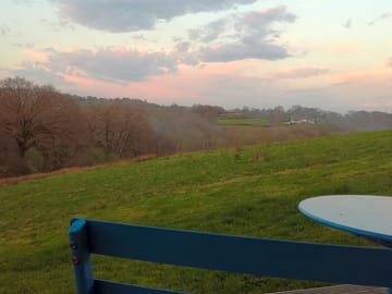 Views from the private deck