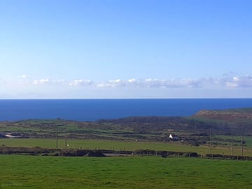Sea view towards the isle of man