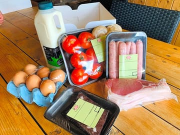 Breakfast boxes available from the farm shop
