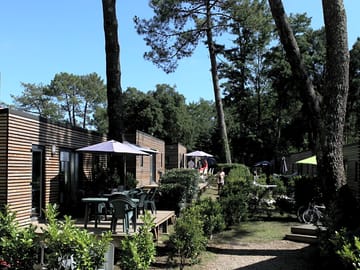 An alley through the holiday homes