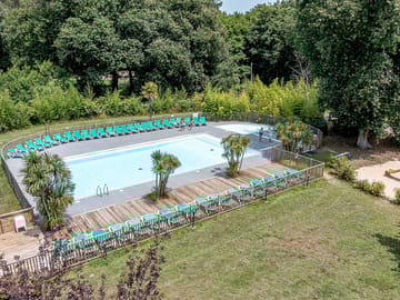 Aerial view of pool
