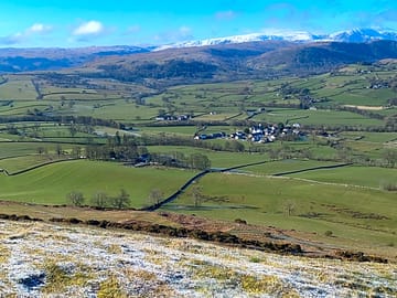 View over bampton from scar