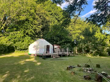Early this year before we added the log fired hot tub.