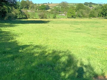 Fantastic view down the field