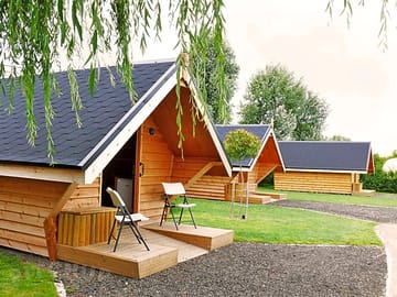 Glamping huts