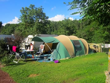 Large pitch for all of your camping gear