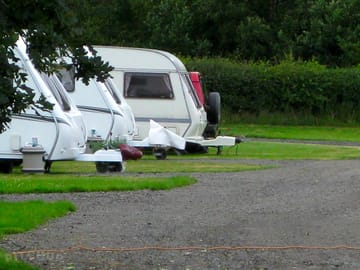 Road leading down to the campsite
