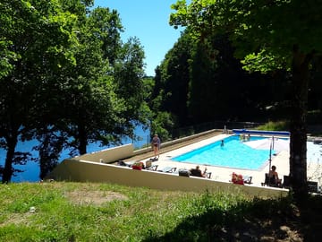 Riverside pool