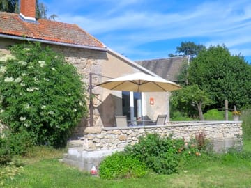 Outdoor table on the terrace