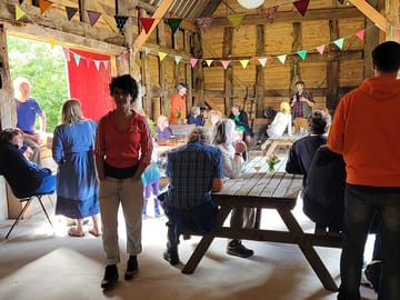 Regular events with live music in the cider shed