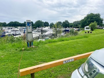 Pitch with a view of the harbour