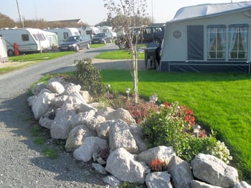 Hardstanding pitches in summer