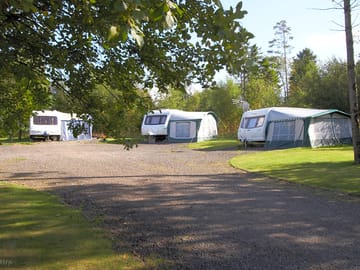 Touring pitches with room for awnings