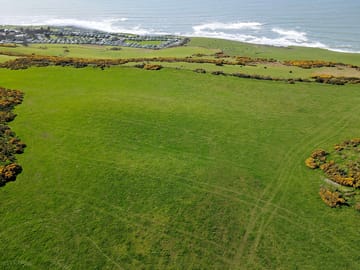 Aerial shot of the setting