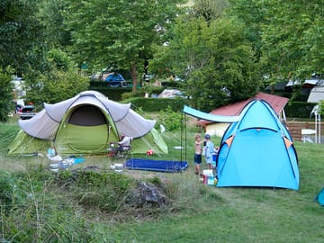 Camping pitches with optional electric