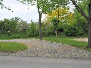 Serviced back-in sites