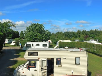 Plenty of space for caravans and campers