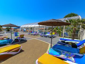 Covered pool and deck