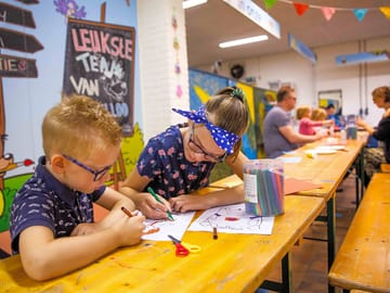 Kids being entertained