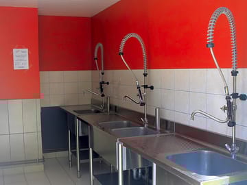 Washing-up area