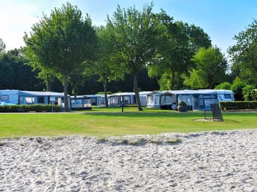 Pitches near the beach