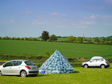 A pretty tent in a pretty setting