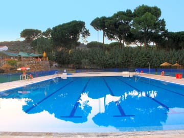 The swimming pool